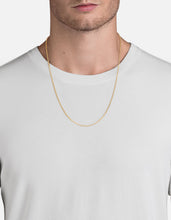 Load image into Gallery viewer, 2mm Chain Necklace, 14k Gold
