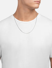 Load image into Gallery viewer, 2mm Cuban Chain Necklace, Sterling Silver
